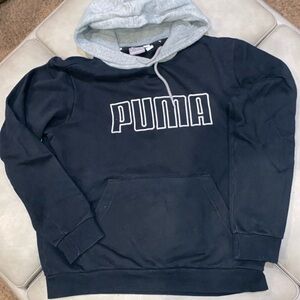 Puma‎ Hoodie Sweatshirt-/Small-embroidered logo- EUC